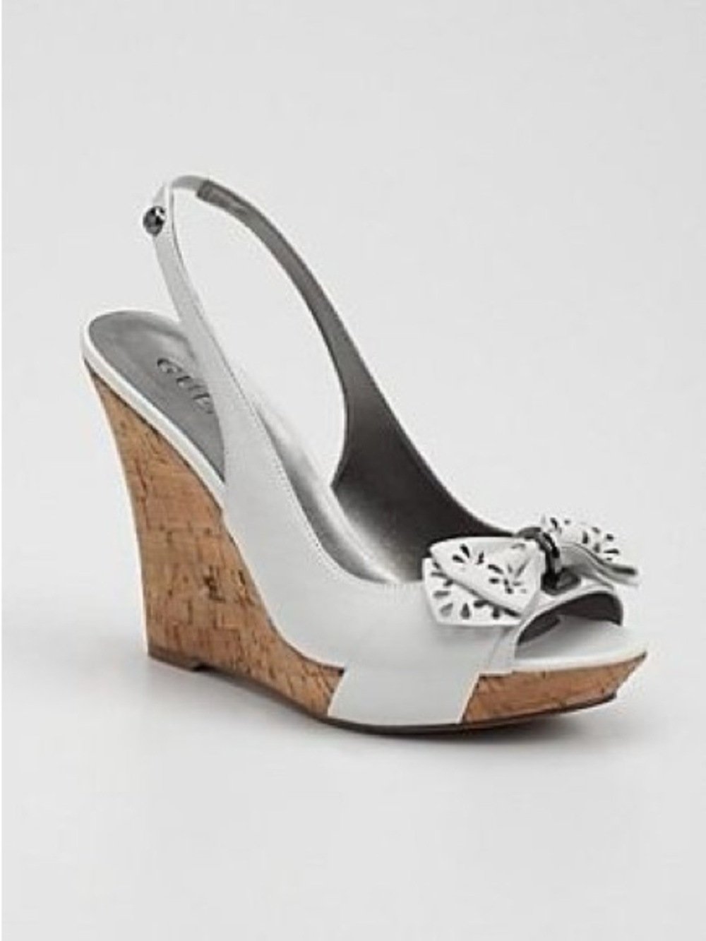 ISO!! Guess Batiko Slingback wedges seen on Alison Dilaurentis